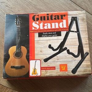 NIB Black Guitar Stand